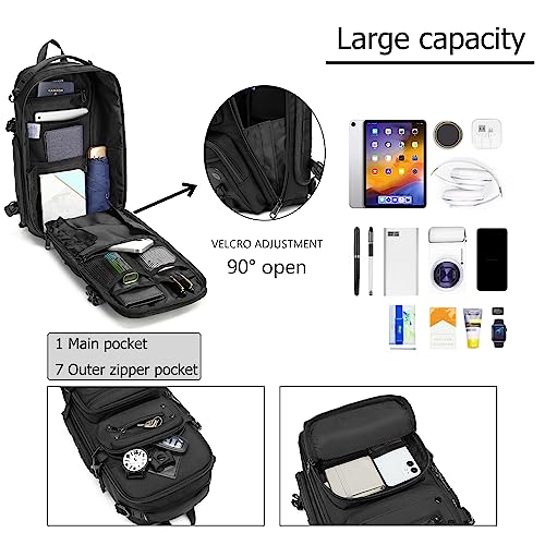 OZUKO Travel Sling Bag for Men Women，Large Capacity Waterproof Crossbody Chest Bag and Mini Sling Phone Bag
