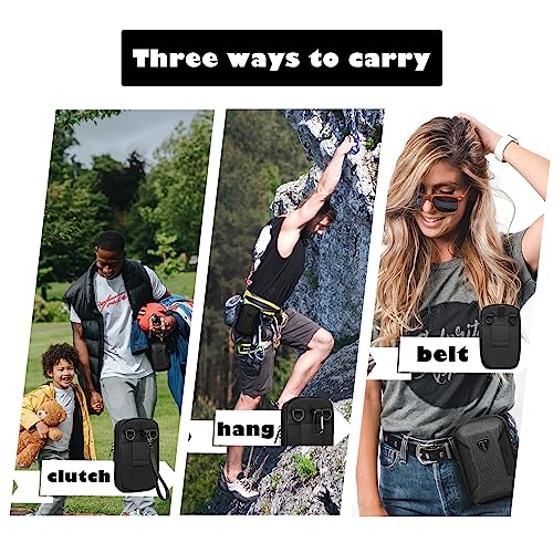 OZUKO Travel Sling Bag for Men Women，Large Capacity Waterproof Crossbody Chest Bag and Mini Sling Phone Bag