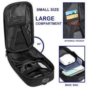 OZUKO Travel Sling Bag for Men Women，Large Capacity Waterproof Crossbody Chest Bag and Mini Sling Phone Bag