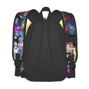 Wiqodme Un-der_tale Backpack Men Women Computer Bag Laptop Daypack for Casual Travel