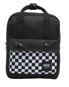 vans, women mini-backpack (boxer - black/white, one size)
