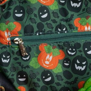 Loungefly Disney Glow in the Dark Pumpkin Minnie Mouse Women's Backpack