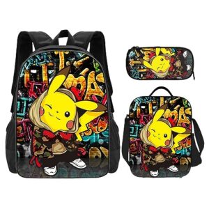 cevan anime backpacks lightweight cartoon laptop bag for picnic/work/travel/outdoor sports