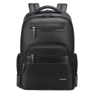 tigernu laptop backpack for men anti-theft laptop backpack waterproof oxford fashion travel backpacks fits 15.6 inch laptop (t-b009 black)