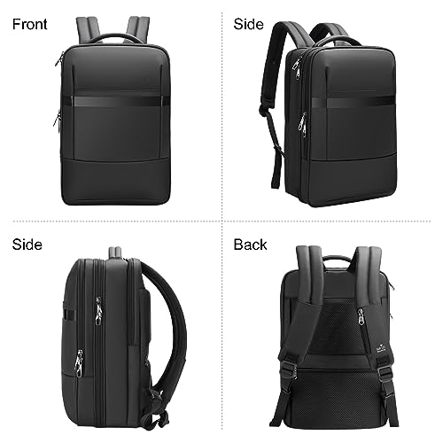 TIGERNU Laptop Backpack for Men Anti theft Business Travel Backpacks Waterproof Work Bag Fits 15.6 Inch Laptop (T-B010 Black)