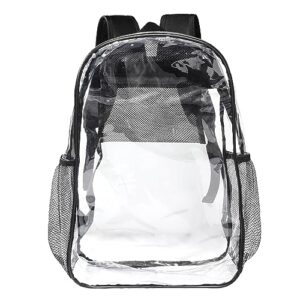 cwixnao cartoon clear bag cute backpack water proof transparent backpacks students gifts for school boys and girls, clear-2