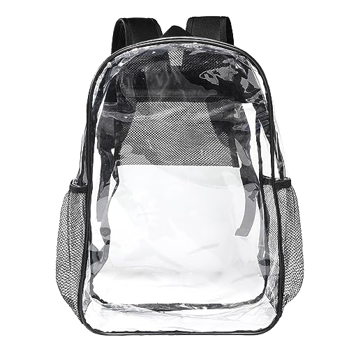 cwixnao Cartoon Clear Bag Cute Backpack Water Proof Transparent Backpacks Students Gifts for School Boys And Girls, Clear-2