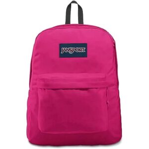 jansport unisex-adult superbreak plus backpack (midnight magenta)
