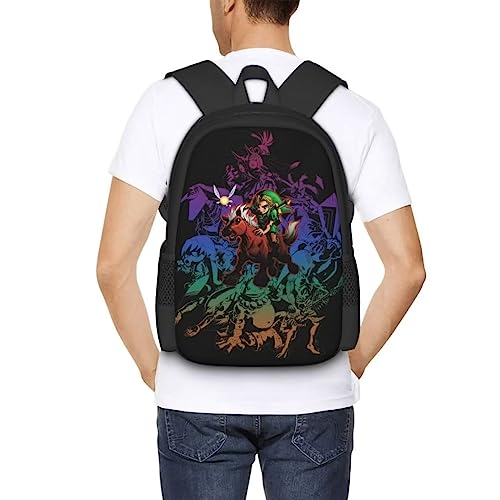 Sabia Novelty Game Backpack Zelda Backpack Casual Travel Backpack Lightweight Laptop Bag College Use Zelda Game Fan Gift