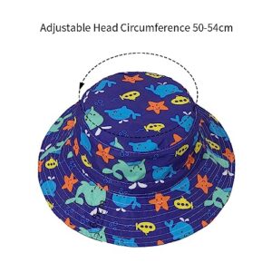 YUNYINIE 16.5" Space Astronaut School Backpack Set and Bucket Hat for Kids, Cute Lightweight Preschool Backpack for Toddlers Boys Girls