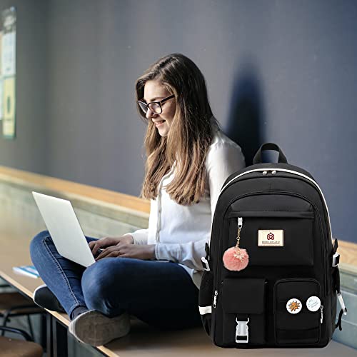 HIDDS Laptop Backpack 15.6 In Bundle Women Backpack Purse College School Bag Baby Diaper Backpacks