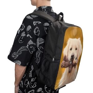 xhrefvo Custom Backpack Personalized Add Your Photo Text Logo Laptop Bag Customized 17In Casual Travel Work Backpack