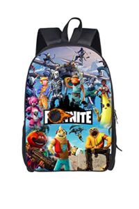 qck unisex anime backpack 3d printed game backpacks large capacity multifunction travel daypacks sports bags game4