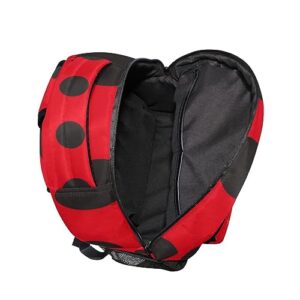 ALAZA Ladybugs Red Black Polka Dot Backpacks for Girls Boys School Backpack Kids Bookbag 3rd 4th 5th Grade Elementary Travel Laptop Shoulder Bag Students Daypacks