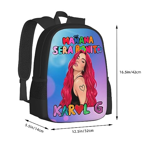 EFLAL Adult Unisex K`arol Music G Lightweight backpack Funny Anime Large Laptop Bookbag Notebook Travel Camping Business Work