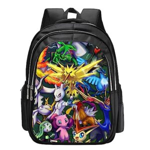 uante cartoon backpack anime game adjustable waterproof travel backpack sports casual daypack fashion backpack for women