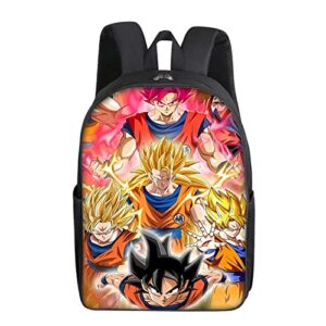 ghunt anime backpack 16-inch double-layer large-capacity, laptop backpack, leisure travel backpack -4