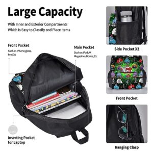 Moare Gorilla Tag Backpacks Set with Backpacks Lunch Bag Pencil Case Pencil Bag