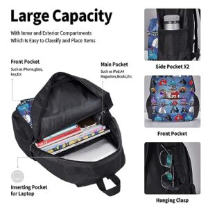 Moare Gorilla Tag Backpacks Set with Backpacks Lunch Bag Pencil Case Pencil Bag