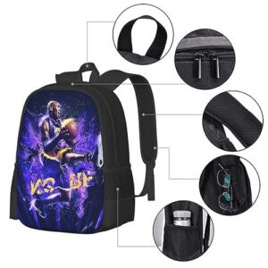 UZIAH Basketball Backpacks Retired Number 8 24 Tribute Backpack Men Anime Backpack