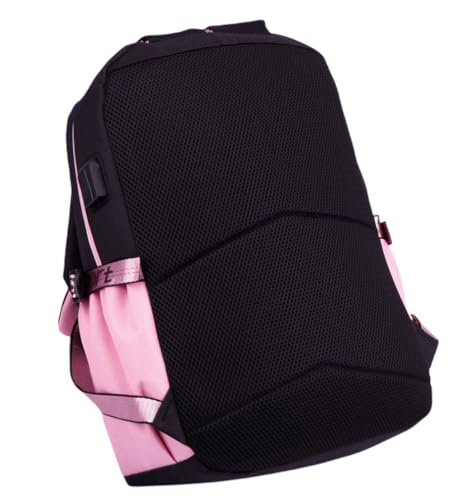 17" Nezuko Backpack Tanjiro Anime Bag Laptop Backpacks Daypack for Women Men (Nezuko-Pink)