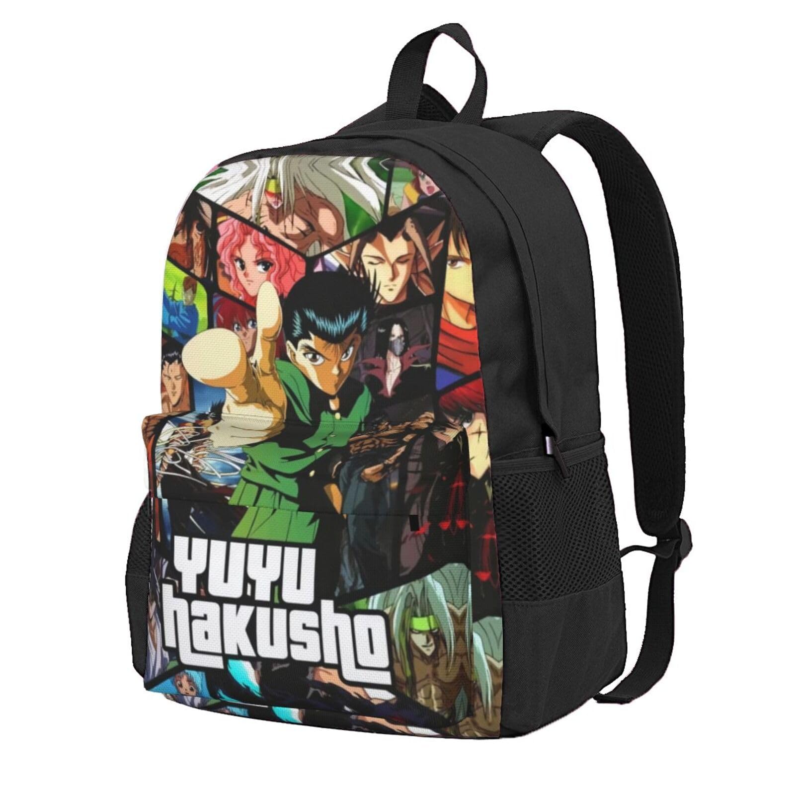 COMFOBOND Anime Yu Yu Hakusho Laptop Backpack Lightweight Double Shoulder Bag Travel Daypack Camping Work Hiking For Men Women