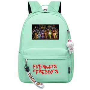 casual five nights at freddy's graphic bookbag teens durable daypack-novelty travel rucksack for youth