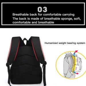 Orbiba Women School Bag Large Capacity Stitch Backpack Casual Multicolored Stylish and Functional School Bags for Girls-style6