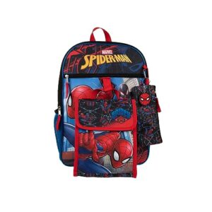 bioworld spider-man with miles morales 5-piece 16" youth backpack set