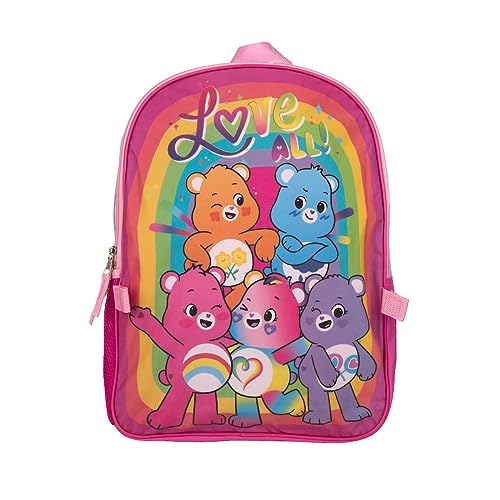 Care Bears Love All Youth Girl's 2-Piece 16" Backpack & Lunch Kit Combo Set