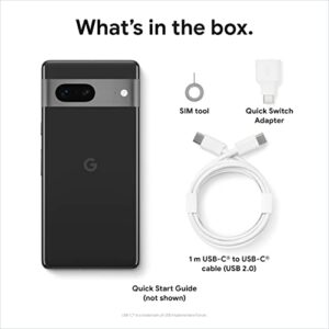 Google Pixel 7-5G Android Phone - Unlocked Smartphone with Wide Angle Lens and 24-Hour Battery - 256GB - Obsidian