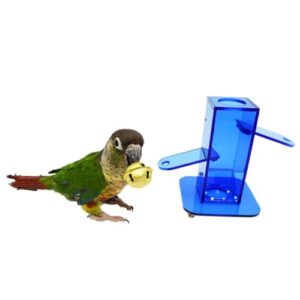 Barn Eleven Parrot Foraging Toys with Bell, Bird Training Toy, Bird Interactive Intelligence Toy for Budgies Parakeets Cockatiels Conure