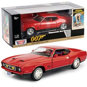 motor max 1971 ford mustang mach i, james bond 79851wr - 1/24 scale diecast model toy car