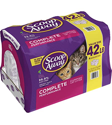 Scoop Away Complete Performance Fresh Scented Clumping Clay Cat Litter,42 lb