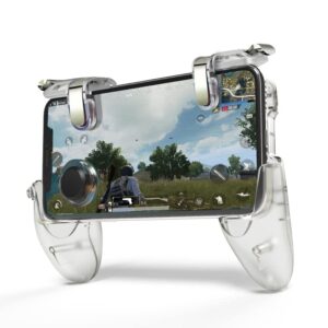 YFP Integrated Handheld Mobile Game Controller Compatible with Apple and Android Phones Mobile Controller L1R1 Mobile Game Trigger Joystick Gamepad