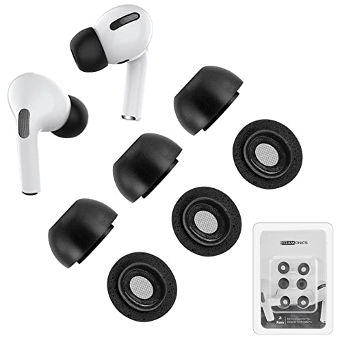 Small Size Only | Memory Foam Replacement Premium Ear Tips for Apple Airpods Pro Wireless Earbuds, Ultra-Comfort, Noise Reduction, Anti-Slip Eartips, Fit in The Charging Case