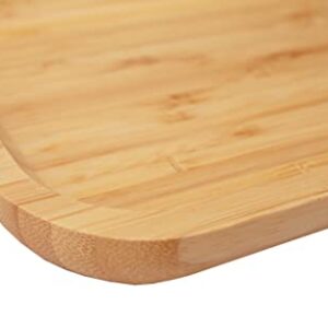 VICUKIE Bamboo Tray, Bathroom Tray, Bamboo Tray for Bathroom and Home Decor, Toilet Tank Top Tray for Organizing and Decor Display