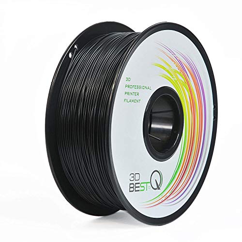 3D BEST-Q GF-PETG (Glass Fiber-infilled) Black 1.75MM 3D Printer Filament, N.W. 1KG, Higher Hardness Than Petg (Black）