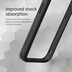 RhinoShield Bumper Case Compatible with [iPhone 14 Pro] | CrashGuard NX - Shock Absorbent Slim Design Protective Cover 3.5M / 11ft Drop Protection - Black