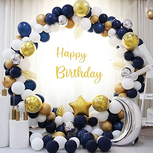 6.3ft Circle Balloon Arch Stand kit,Large Round Balloon Arch Frame fit for Birthday,Wedding,Baby Shower Party Backdrop Decoration