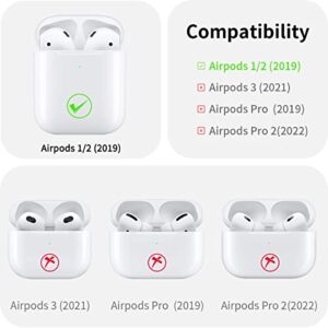 3-Pack Cute Airpods Case for Airpod 2/1, Kawaii 3D Cartoon Funny Airpods Cover Food Design Fashion Silicone Case for Airpods 1&2 Charging Case for Girls Boys Kids (Sport Water+Bubble Gum+Green Drinks)