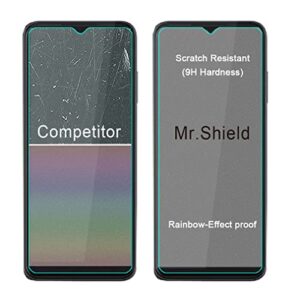 Mr.Shield [3-Pack] Designed For T-MOBILE (REVVL 6 PRO 5G) / REVVL 6X Pro 5G [Tempered Glass] [Japan Glass with 9H Hardness] with Lifetime Replacement