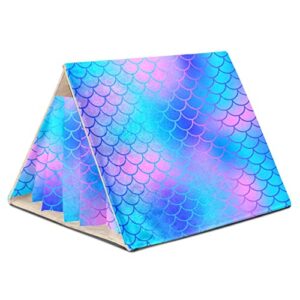 mermaid fish scale blue pink, guinea pig hideout for small animal hamster gerbils chipmunks squirrels hedgehogs guinea pig bed