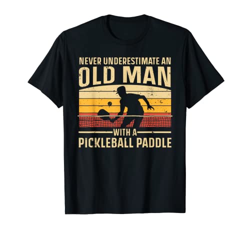 Cool Pickleball Art For Men Women Paddle Pickleball Player T-Shirt