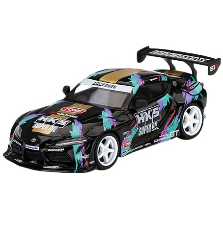 Truescale Miniatures GR Supra (A90) RHD (Right Hand Drive) HKS Livery 2020 Tokyo Auto Salon Ltd Ed to 4800 pcs 1/64 Diecast Model Car by True Scale Miniatures MGT00350