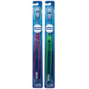 oral-b indicator toothbrushes 35, compact soft (colors vary) - pack of 2