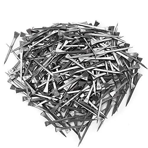 KUIDAMOS 250PCS Horseshoe Nails, Horseshoes Equipment Equestrian Sport Equipment Horse Training Supplies Tool 2.1 Inch E6 Hoof Nails for Horse Race