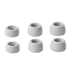 prospekt ear tips for samsung galaxy buds pro – 2 sets of 3 pairs s/m/l (white)