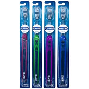 oral-b indicator toothbrushes 35, compact soft (colors vary) - pack of 4