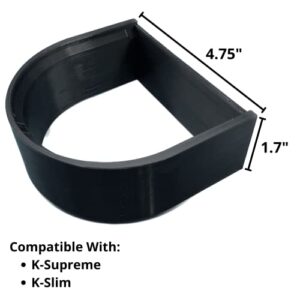 Drip Tray Mug/Cup Riser Made for the Keurig K-Supreme and K-Slim, Black, 1.7 inches tall
